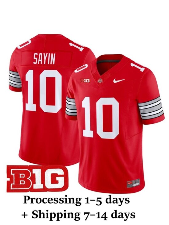 Other - Mens Youths Select Julian Sayin Vapor Jersey 10 Stitched Scarlet Red